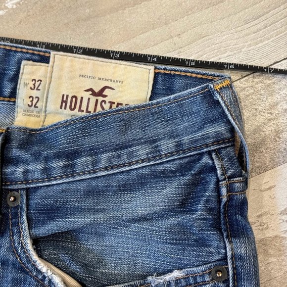 Men's Hollister Button Fly Factory Distressed Jeans - 32x32 - Picture 5 of 11